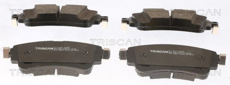 TRISCAN 8110 29185 Bremsbelag Hinten für Audi