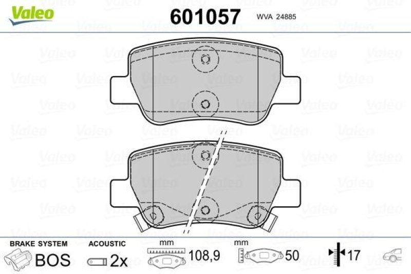 VALEO 601057 SBB-Satz PREMIUM