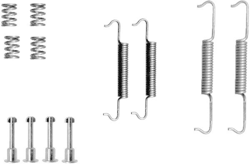 HELLA 8DZ 355 201-791 Zubehörsatz Bremsbacken F