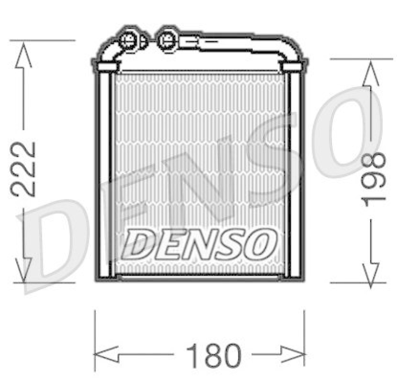 DENSO DRR32005 Wärmetauscher VW GOLF V (03-09)