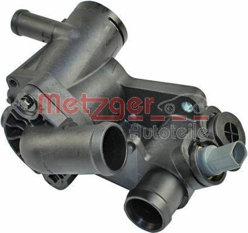 METZGER 4006025 Thermostat Kühlmittel, Mit Gehäuse für SEAT/SKODA/VW/ÖFFNUNGSTEMP. [°C]87