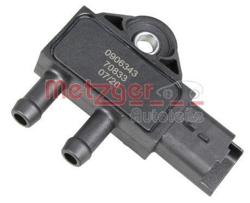 METZGER 0906343 Sensor, Abgasdruck f&uuml;r CITROEN/DS/OPEL/PEUGEOT/VAUXHALL