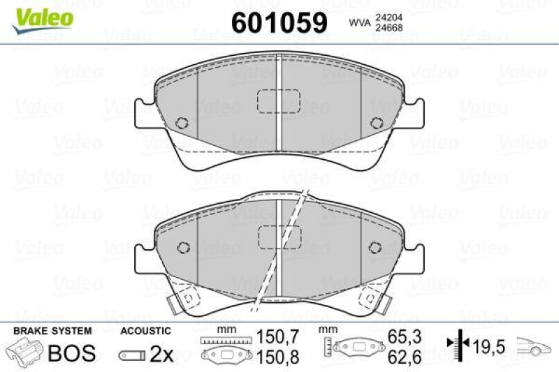 VALEO 601059 SBB-Satz PREMIUM