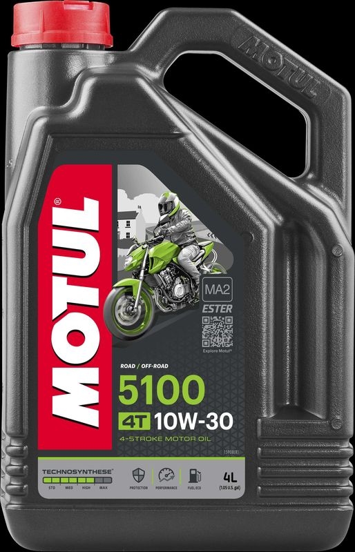 MOTUL 104063 Motoröl 5100 4T 10W-30 Kanister 4L