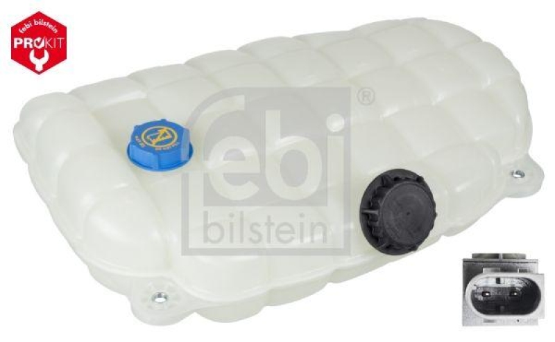 FEBI BILSTEIN 104439 Kühlerausgleichsbehälter mit Deckel und Sensor für Volvo