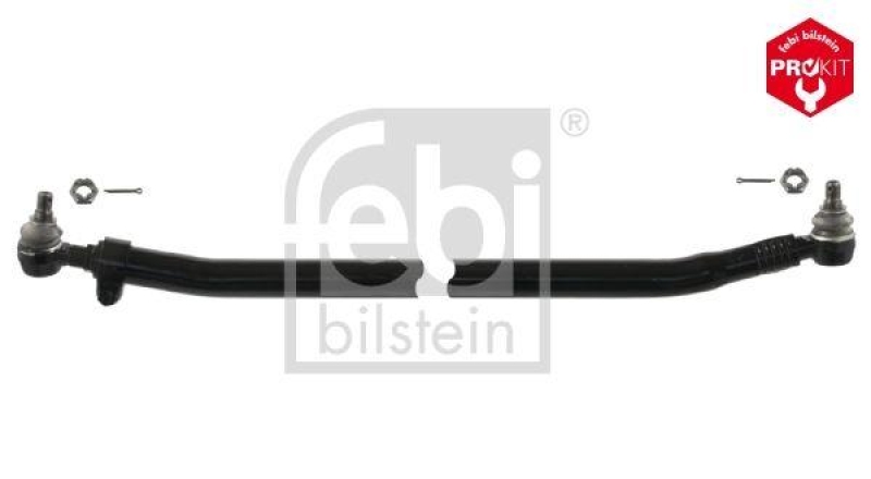 FEBI BILSTEIN 35079 Spurstange mit Kronenmuttern und Splinten für DAF