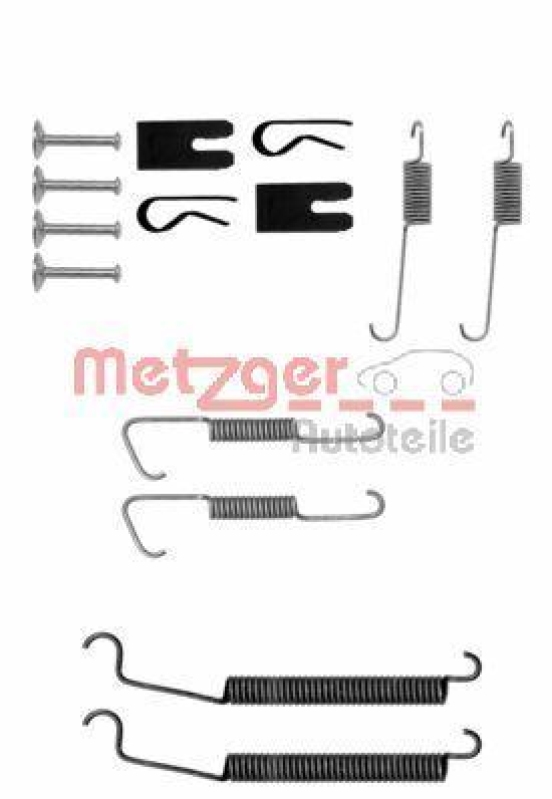 METZGER 105-0805 Zubehörsatz, Bremsbacken für CITROEN/PEUGEOT