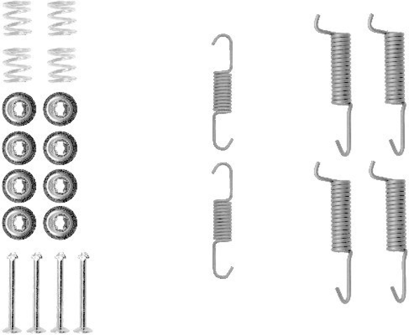 HELLA 8DZ 355 201-831 Zubehörsatz Bremsbacken F