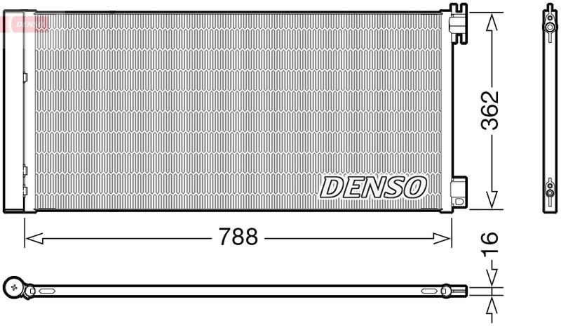 DENSO DCN23042 Kondensator A/C RENAULT TRAFIC III Box (FG_) (14-)