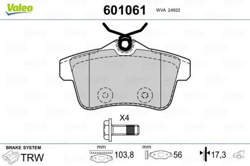 VALEO 601061 SBB-Satz PREMIUM