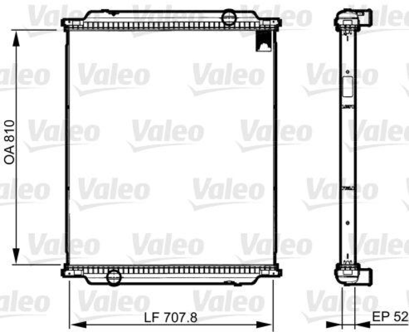 VALEO 733516 Motorkühler RENAULT TRUCKS PREMIUM