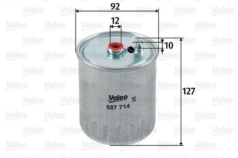 VALEO 587714 Kraftstofffilter, Diesel