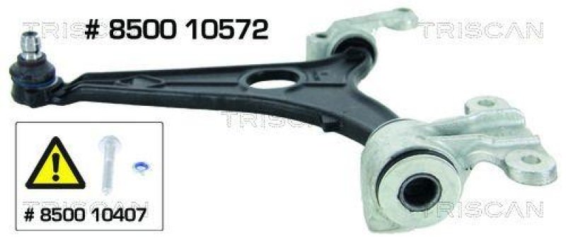 TRISCAN 8500 10572 Querlenker für Nissan, Opel, Renault