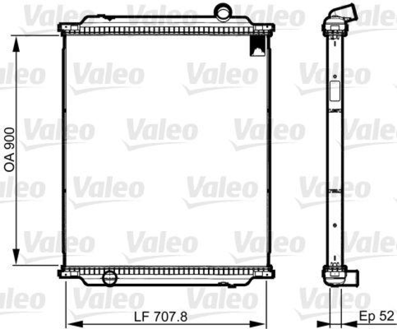 VALEO 733517 Motorkühler RENAULT TRUCKS KERAX (0