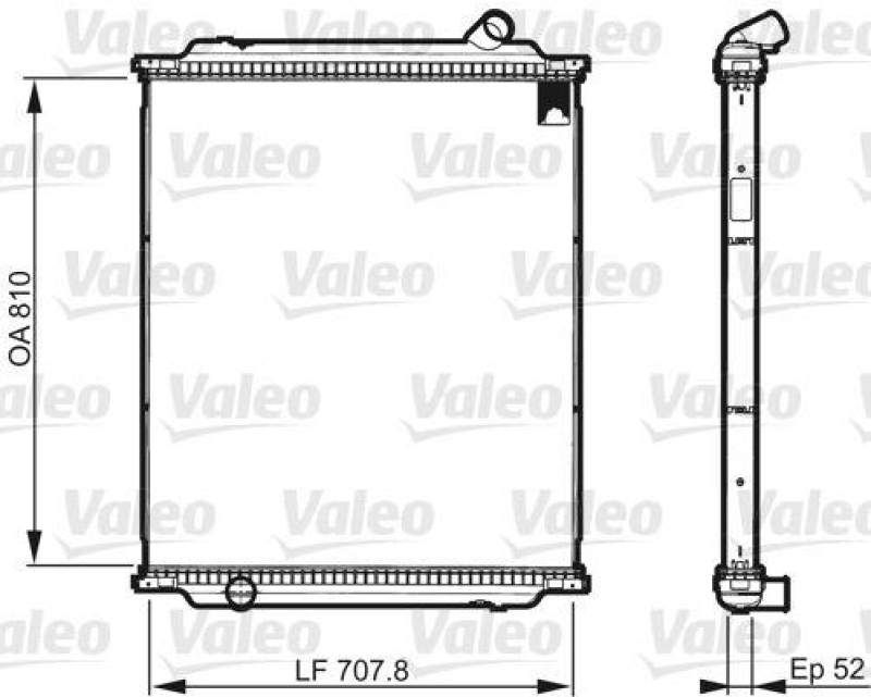 VALEO 733518 Motorkühler RENAULT TRUCKS PREMIUM