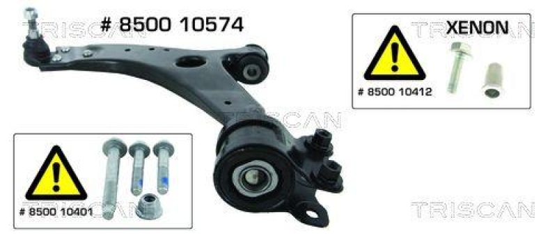 TRISCAN 8500 10574 Querlenker für Ford, Volvo