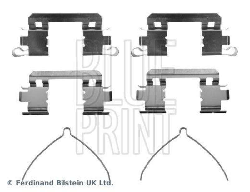 BLUE PRINT ADBP480016 Zubehörsatz für Bremsbelagsatz