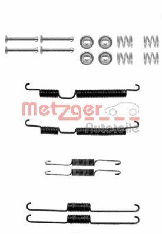 METZGER 105-0813 Zubehörsatz, Bremsbacken für HYUNDAI