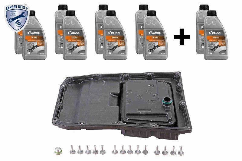 VAICO V45-0188-xxL Teilesatz, Automatikgetriebe-Ölwechsel Doppelkupplungsgetriebe (Pdk) mit Filter für PORSCHE