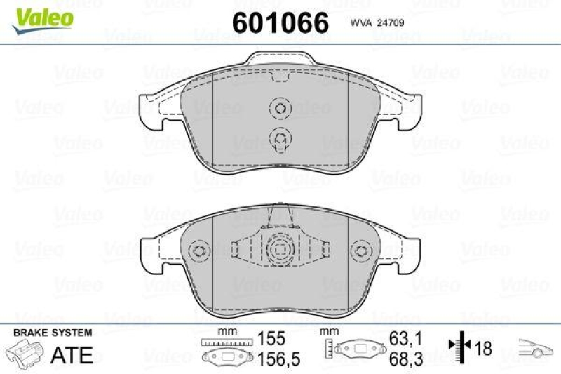 VALEO 601066 SBB-Satz PREMIUM