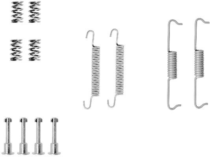 HELLA 8DZ 355 201-871 Zubehörsatz Bremsbacken F