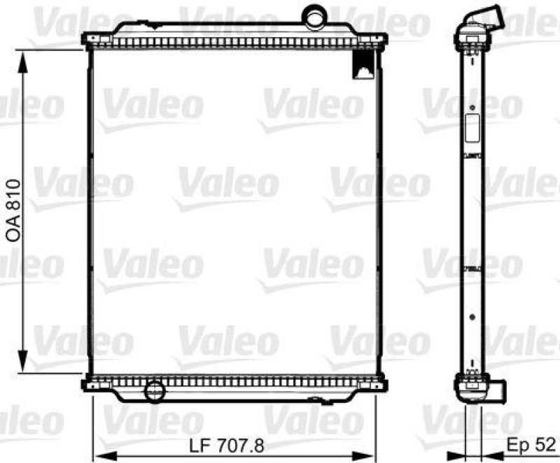 VALEO 733521 Motorkühler RENAULT TRUCKS KERAX (0