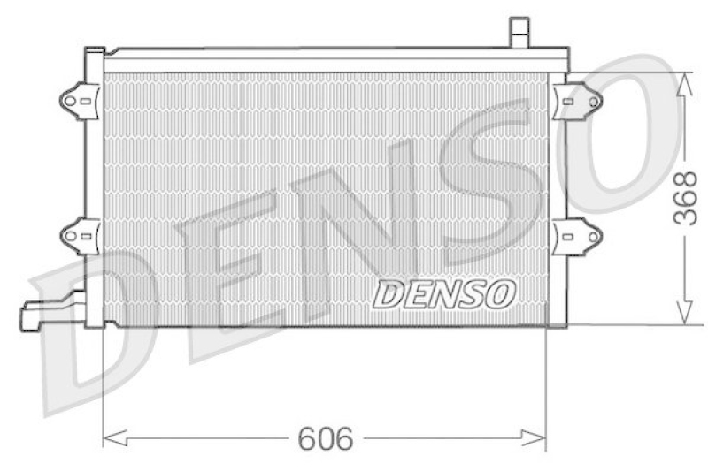 DENSO DCN32003 Kondensator A/C VW GOLF III (1H1) 1.6 (1992 - 1997)