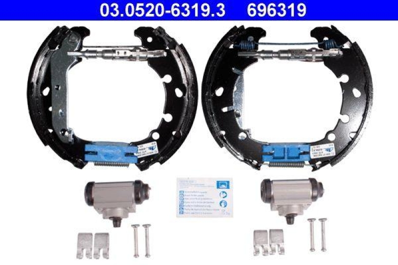 ATE 03.0520-6319.3 Topkit für FORD FIESTA PUMA STREET KA (03-06)