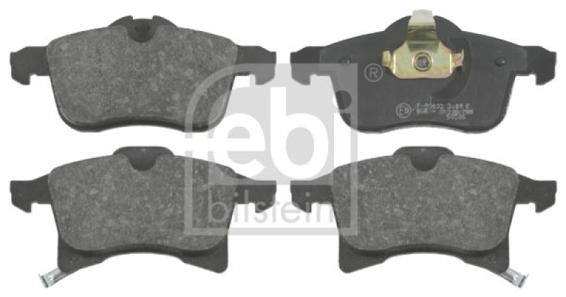 FEBI BILSTEIN 16491 Bremsbelagsatz für Opel