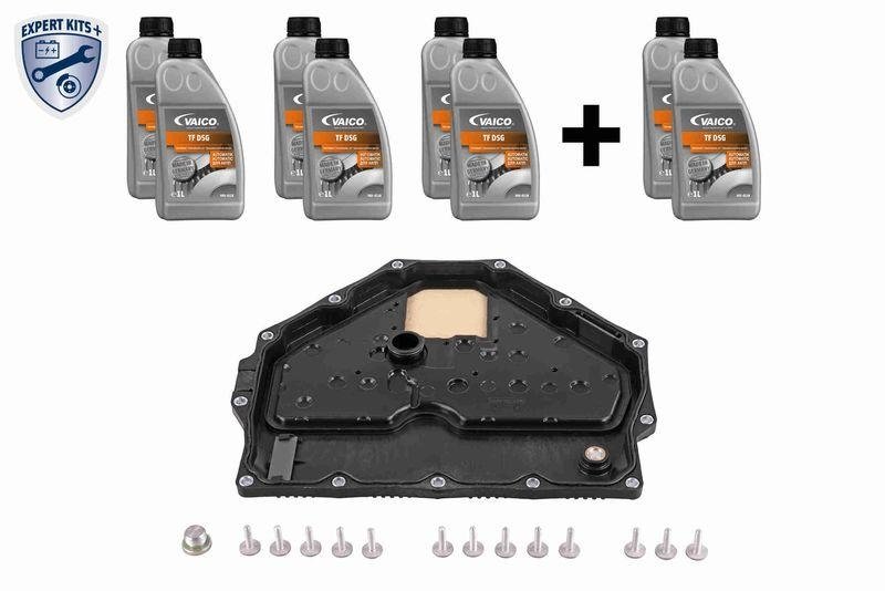 VAICO V45-0189-xxL Teilesatz, Automatikgetriebe-Ölwechsel Doppelkupplungsgetriebe (Pdk) mit Filter für PORSCHE