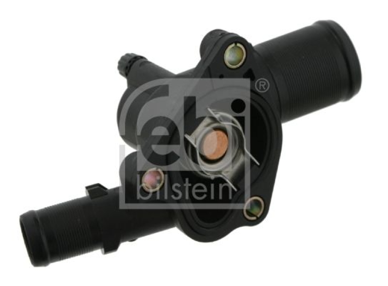 FEBI BILSTEIN 24124 Thermostat mit Gehäuse und Dichtung für Renault