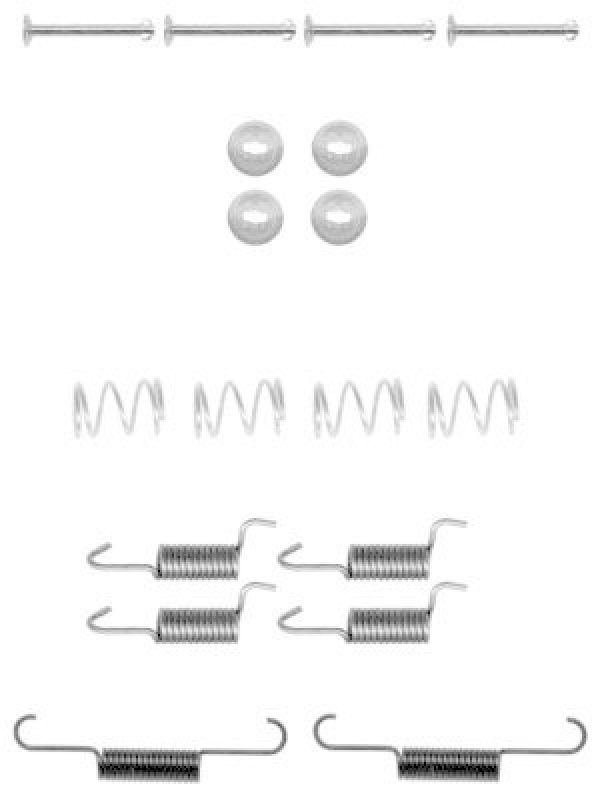 HELLA 8DZ 355 201-951 Zubehörsatz Bremsbacken F