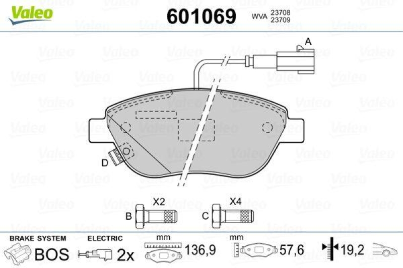 VALEO 601069 SBB-Satz PREMIUM