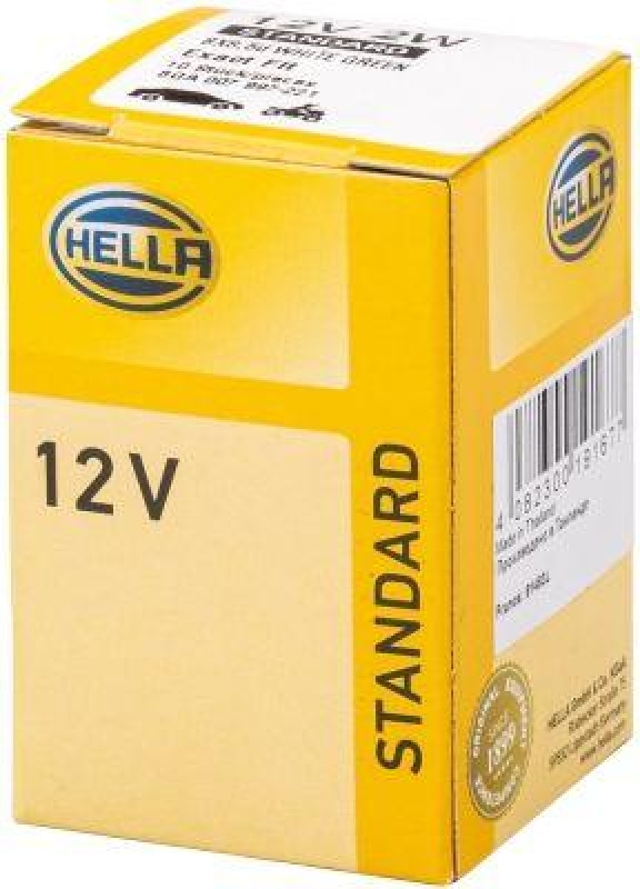 HELLA 8GA 007 997-221 Glühleuchte 12V BX8,5d