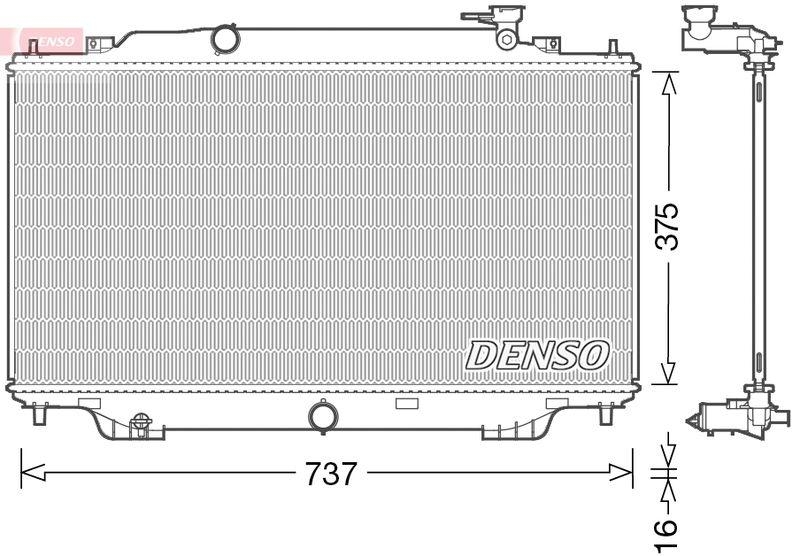 DENSO DRM44042 Kühler MAZDA 3 2.0 (09/2013->)