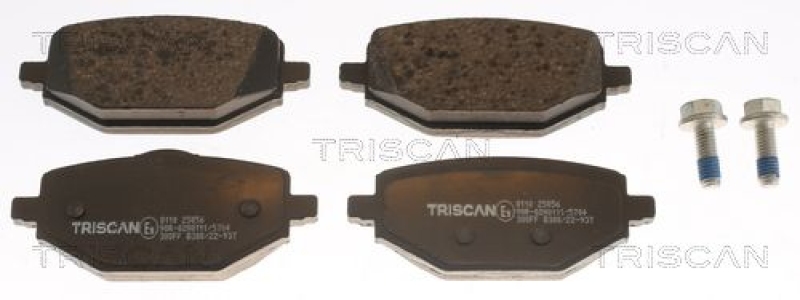 TRISCAN 8110 25056 Bremsbelag Hinten für Renault