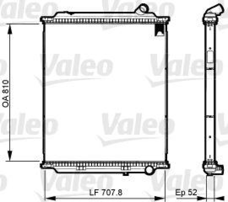 VALEO 733525 Motorkühler RENAULT TRUCKS PREMIUM