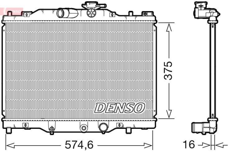 DENSO DRM44043 Kühler MAZDA CX-3 2.0 (15- )