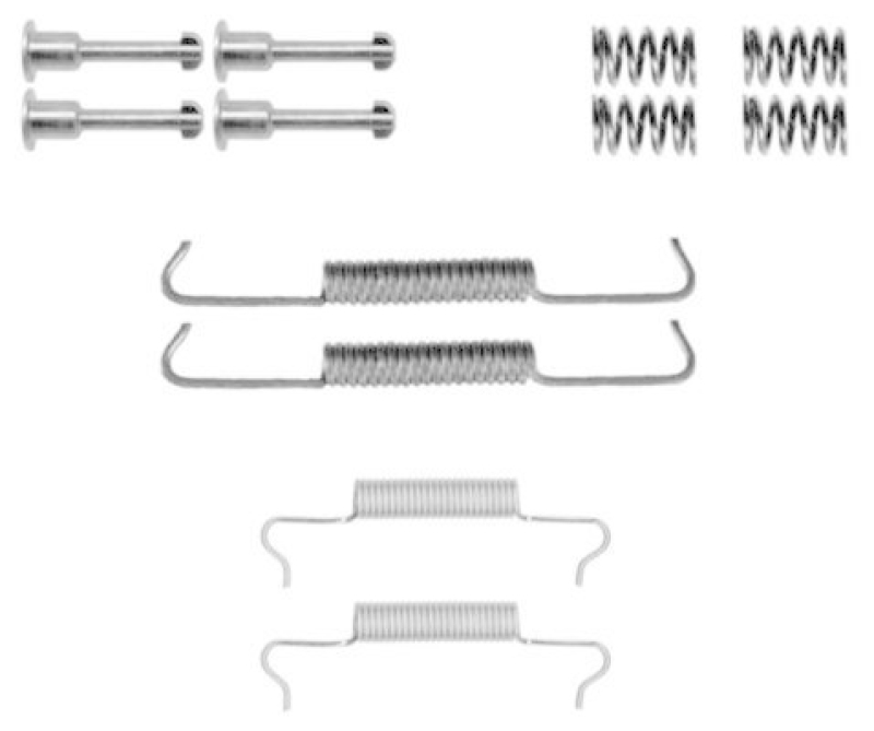 HELLA 8DZ 355 201-981 Zubehörsatz Bremsbacken F