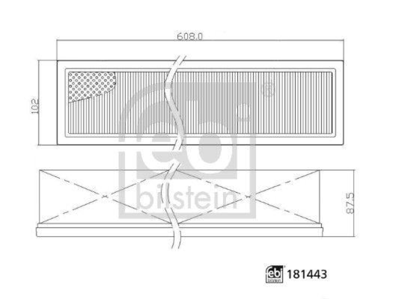 FEBI BILSTEIN 181443 Innenraumfilter für John Deere