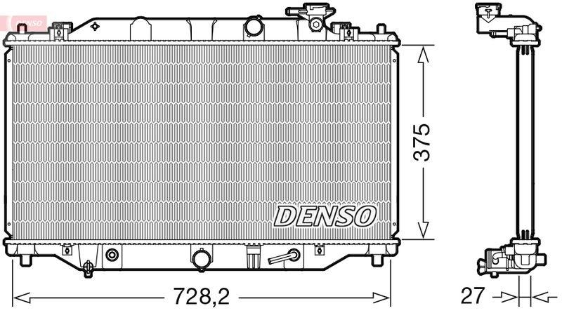 DENSO DRM44044 Kühler MAZDA 6 2.2 D (12- )