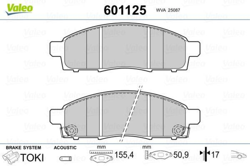 VALEO 601125 SBB-Satz PREMIUM