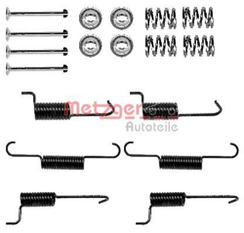 METZGER 105-0823 Zubehörsatz, Feststellbremsbacken für HYUNDAI HA