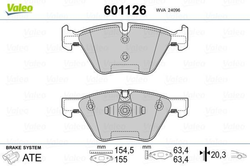 VALEO 601126 SBB-Satz PREMIUM