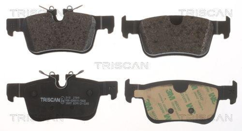 TRISCAN 8110 27019 Bremsbelag Hinten für Volvo