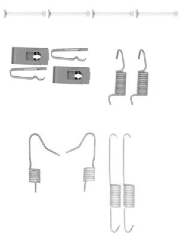 HELLA 8DZ 355 202-061 Zubehörsatz Bremsbacken F