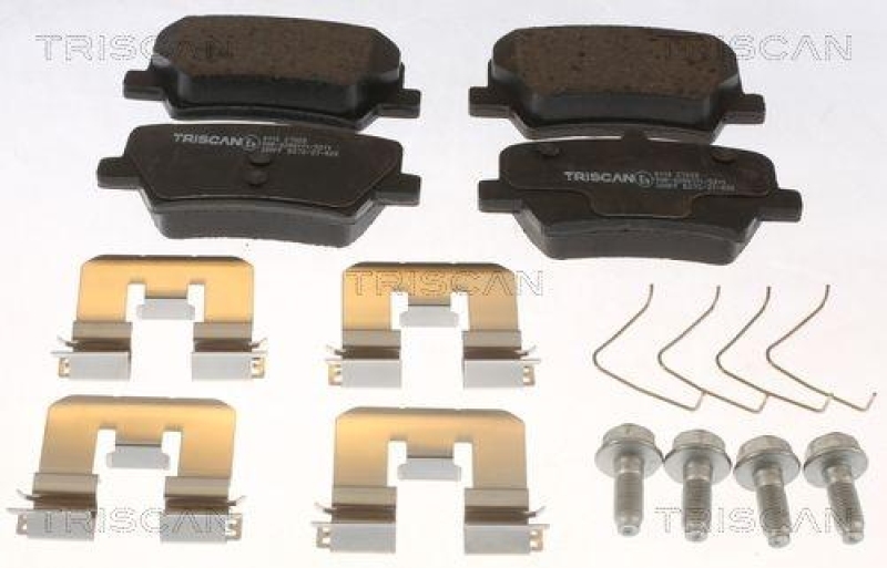 TRISCAN 8110 27028 Bremsbelag Hinten für Volvo