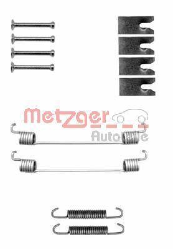 METZGER 105-0827 Zubehörsatz, Bremsbacken für NISSAN/RENAULT