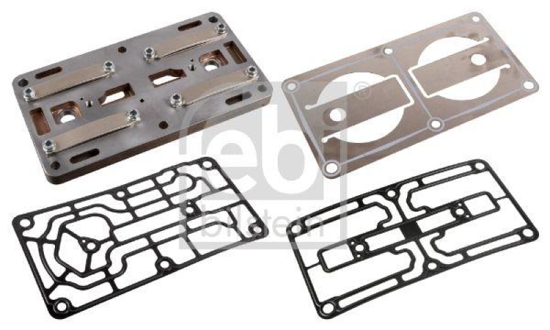 FEBI BILSTEIN 175029 Ventilplatte für Luftpresser, mit Dichtungen für Scania