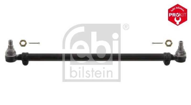 FEBI BILSTEIN 29660 Lenkstange mit Kronenmuttern und Splinten, vom Lenkgetriebe zur 1. Vorderachse für DAF